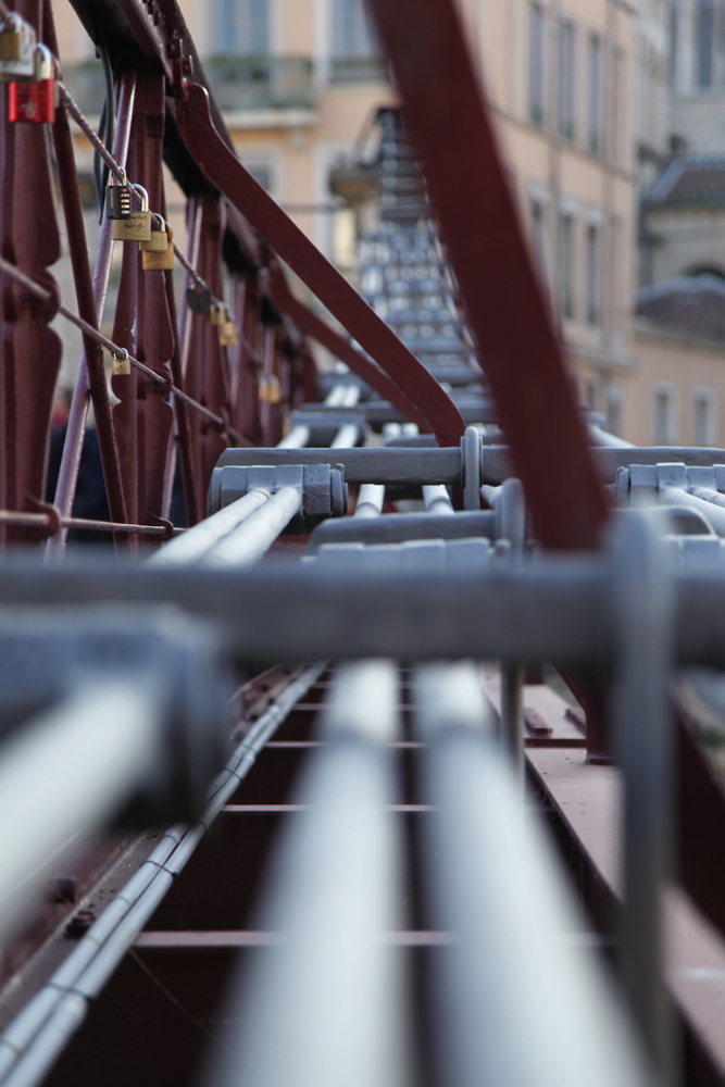À la rencontre de la structure du pont.
Lyon