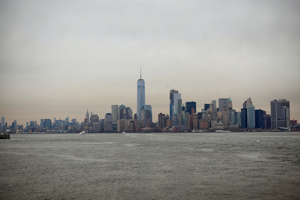 Vue depuis le bateau vers Ellis Island
— New York, Janvier 2017
