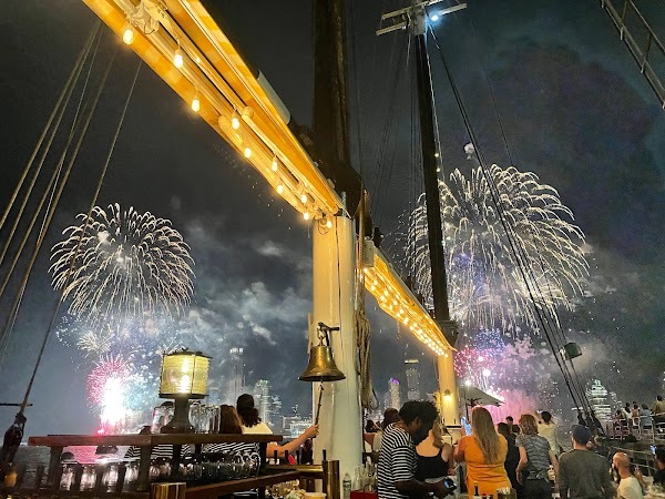 Peut-être le meilleur point de vue sur les feux d'artifice de Jersey City?
— New York, Juillet 2022