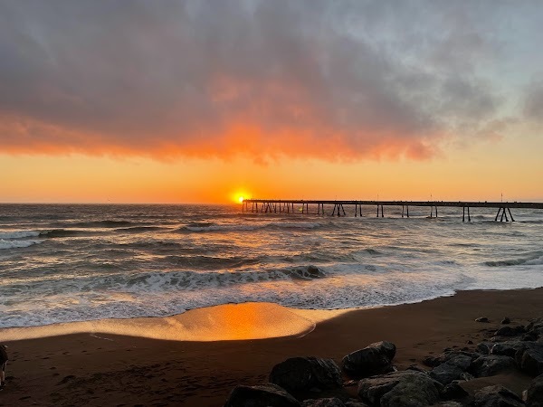Coucher de soleil sur la mer.
— Pacifica, Juin 2022